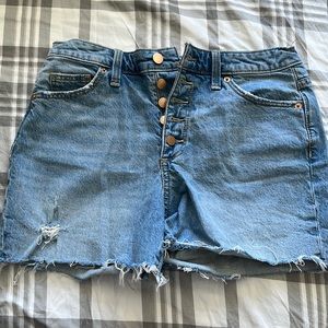 Universal thread midi Jean shorts